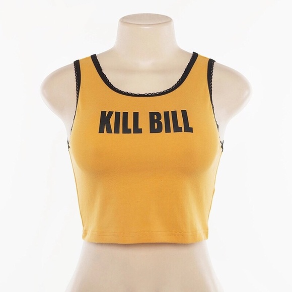 SOLD *✧･ﾟ:* Kill Bill Cami Top ✧*:･ﾟ - Picture 1 of 3